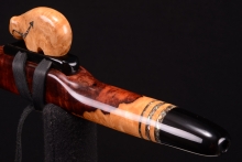 Katalox Burl Native American Flute, Minor, High C-5, #G25D